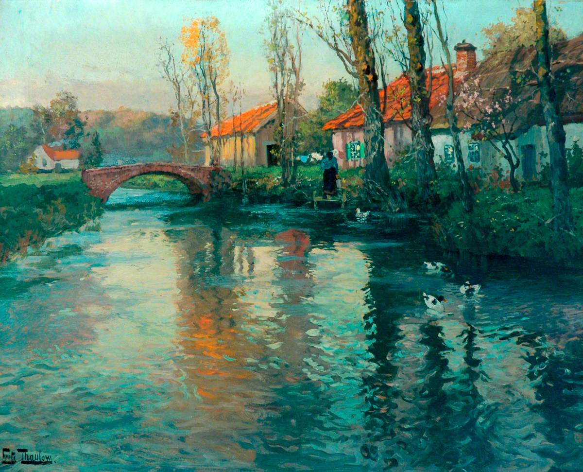 The River - Frits Thaulow