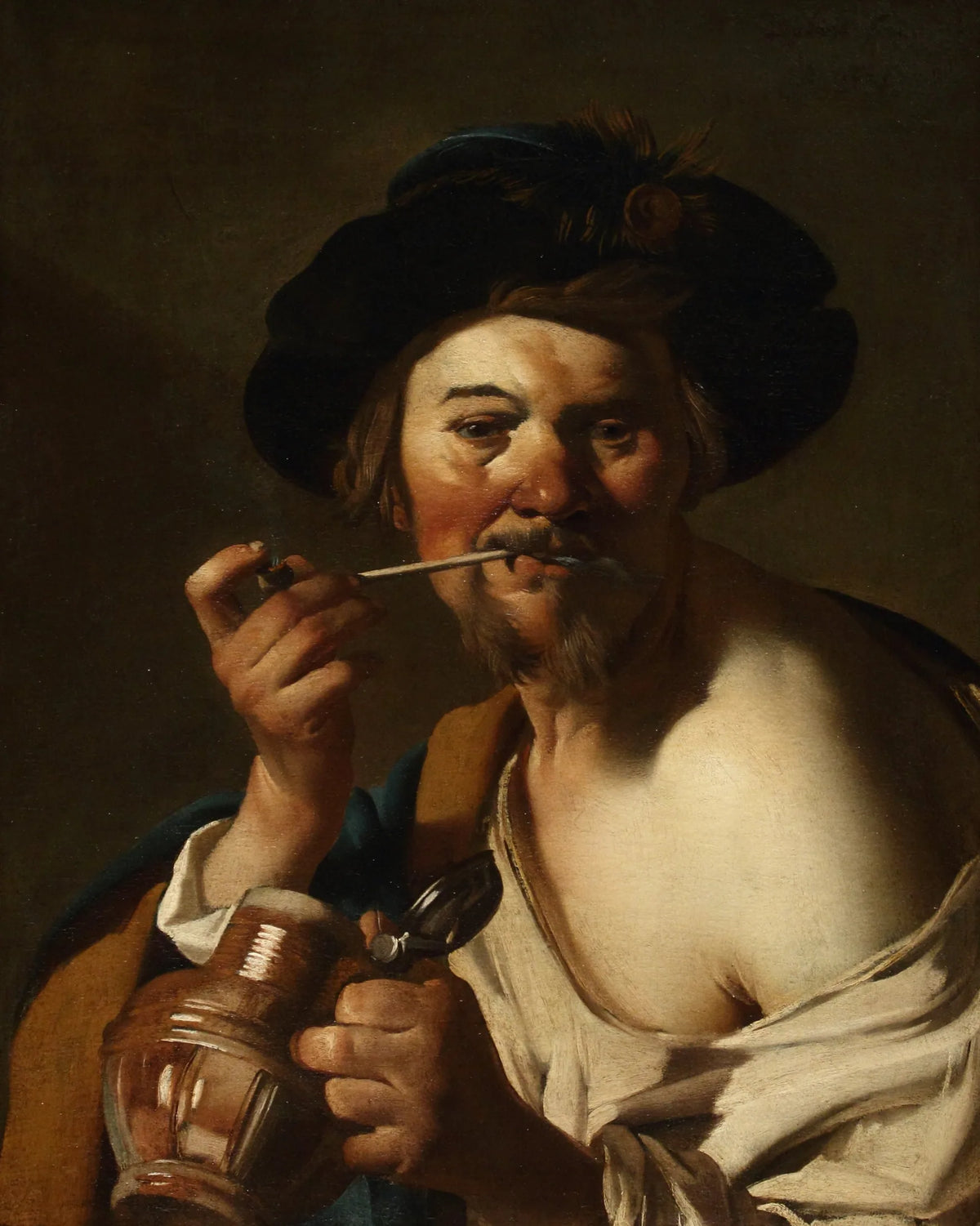 Blowjob smoker - Dirck van Baburen