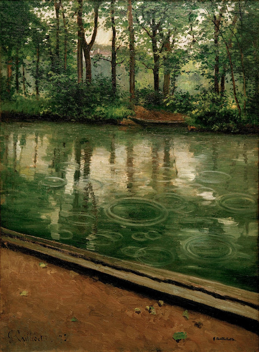 Reproduction du tableau « L'Yerres, effet de la pluie - Gustave Caillebotte » par Alpha Reproduction en peinture à l’huile