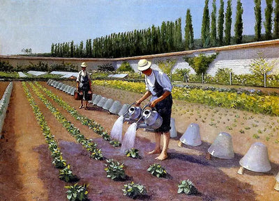 Reproduction du tableau « Les jardiniers - Gustave Caillebotte » par Alpha Reproduction en peinture à l’huile