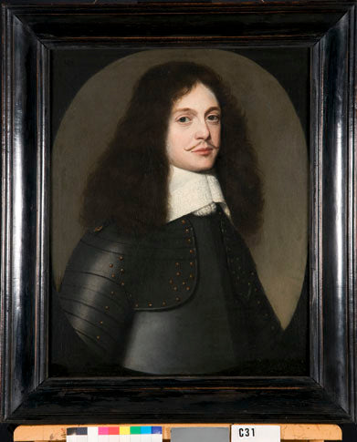 Portrait of a man in armor - Gerrit van Honthorst