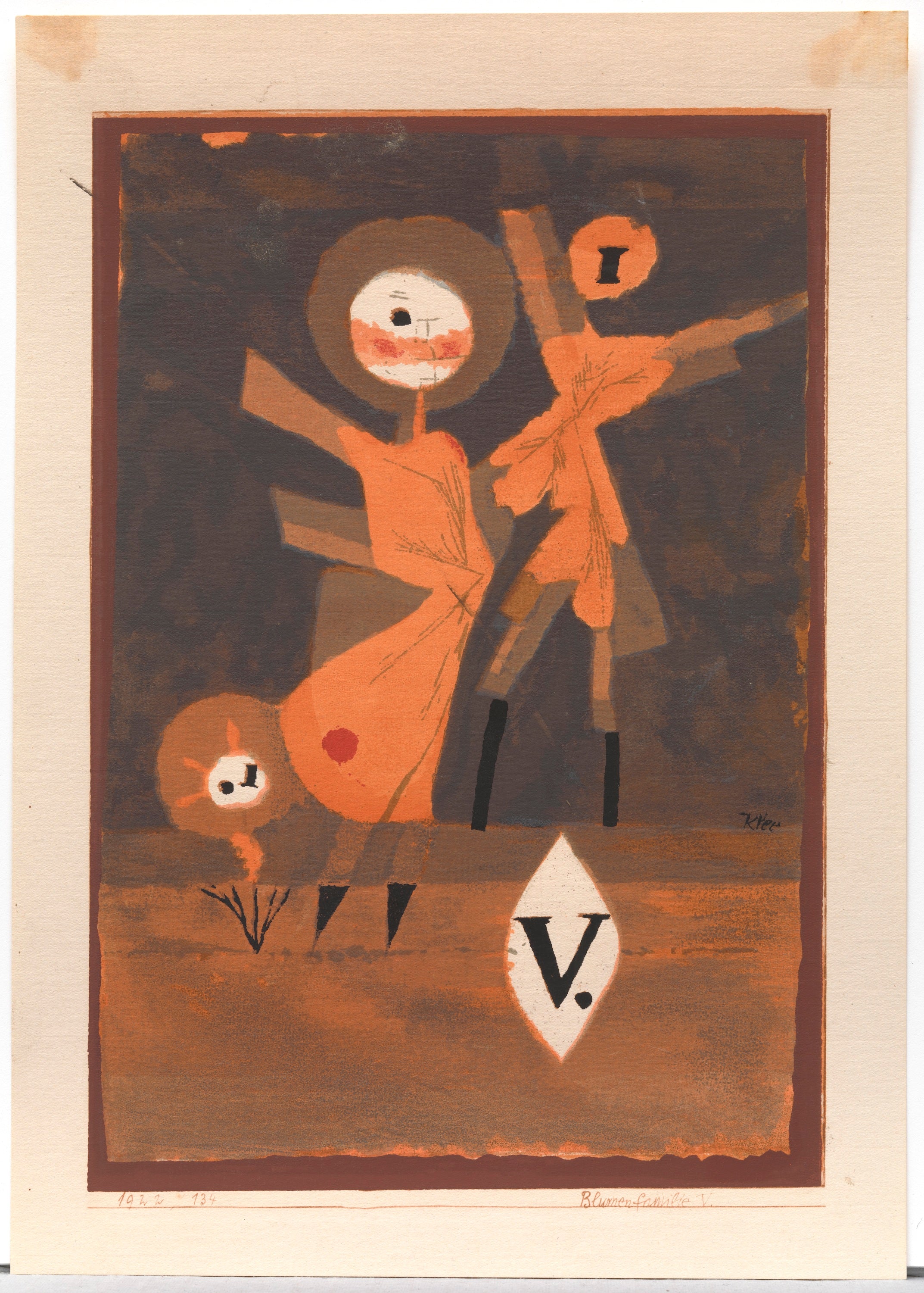 Family of Flowers V. - Paul Klee