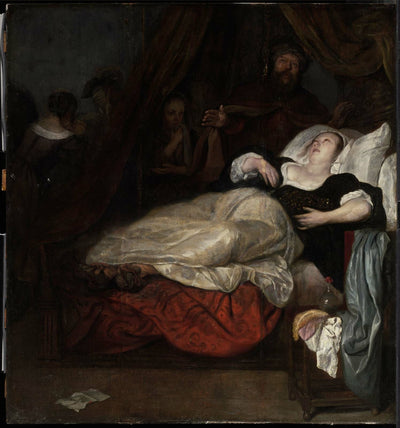 Femme en agonie (la mort de Sophonisbe ?) - Gabriel Metsu