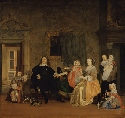 Portrait de la famille Hinlopen - Gabriel Metsu