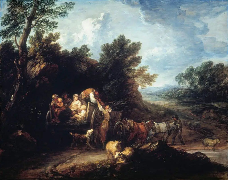 The Harvest Cart, 1784 - Thomas Gainsborough