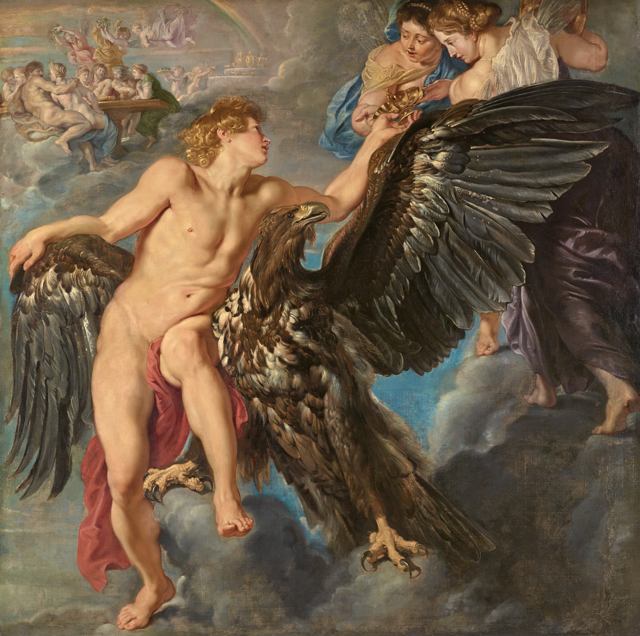 Ganymede Receiving the Bowl from Hebe - Peter Paul Rubens