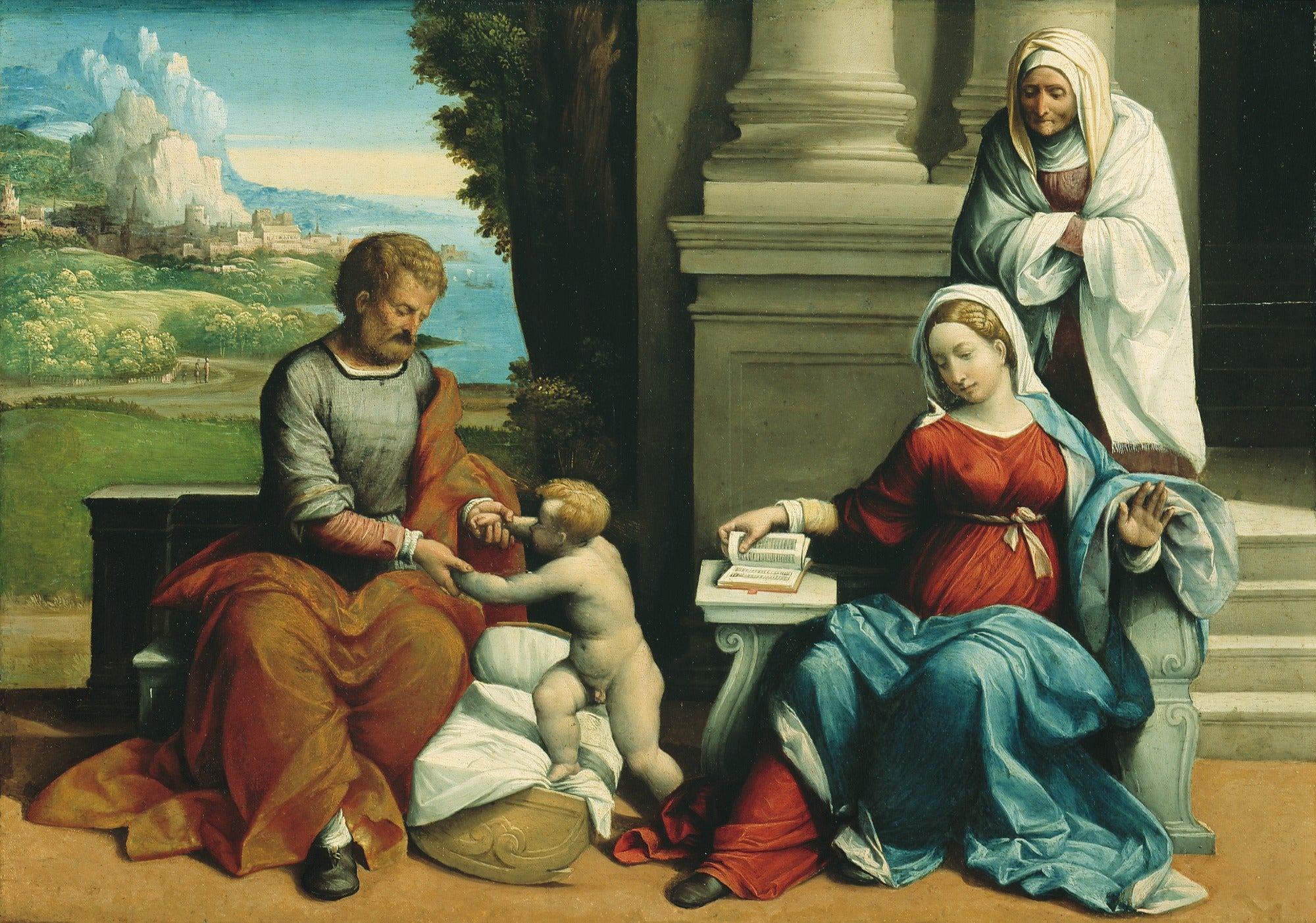 La Sainte Famille avec Sainte Anne - Benvenuto Tisi