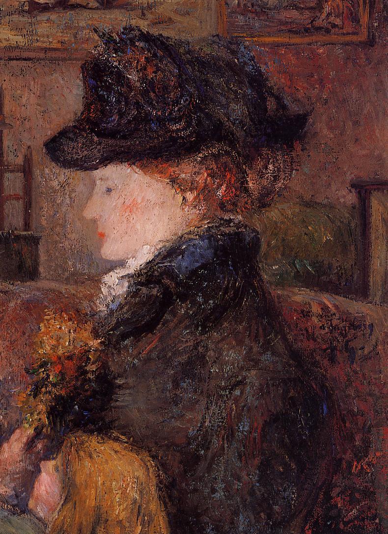 Portrait of a Woman (Ingeborg Thaulow) - Paul Gauguin
