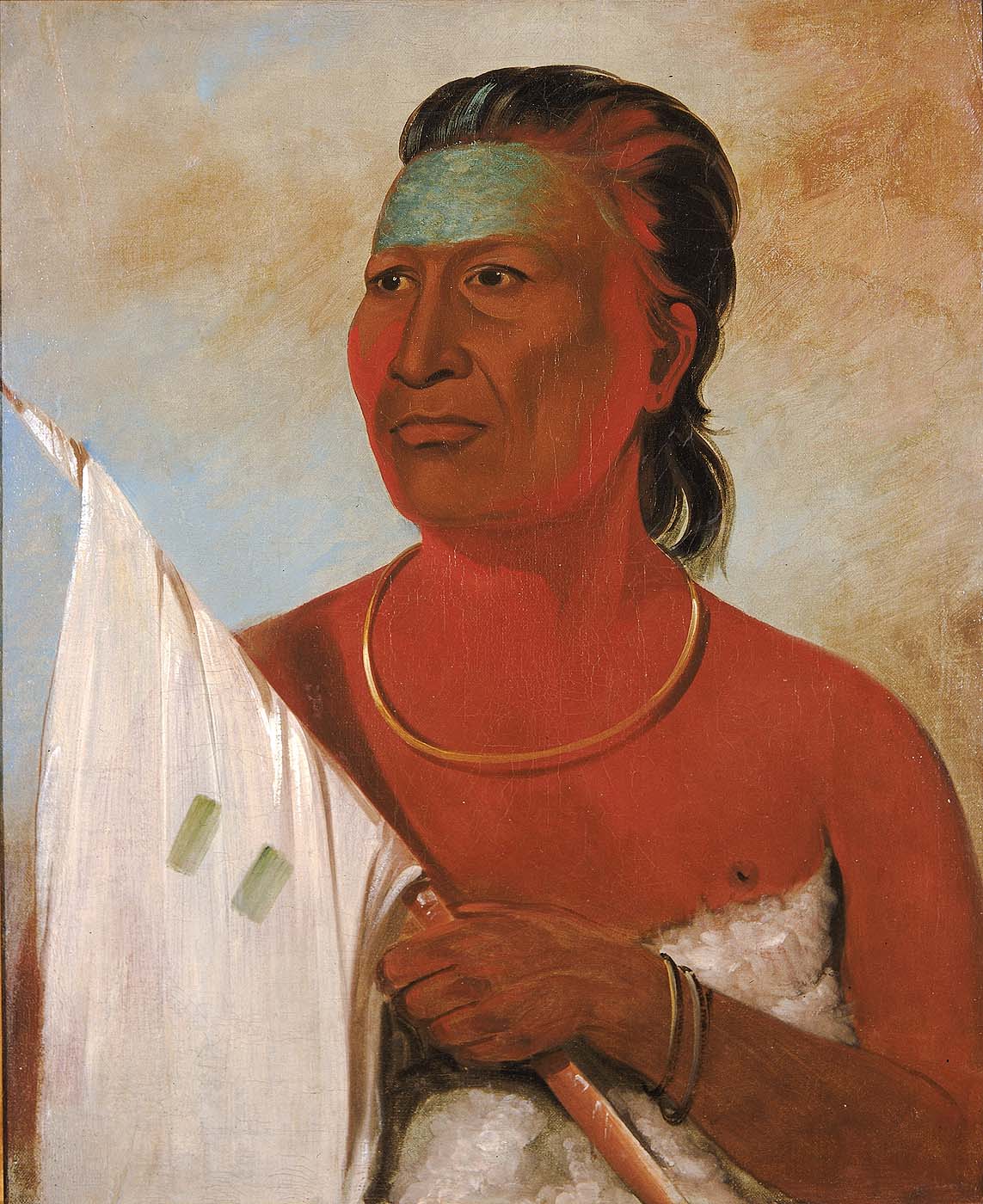 Náh-pope, Soup, conseiller de Black Hawk - George Catlin