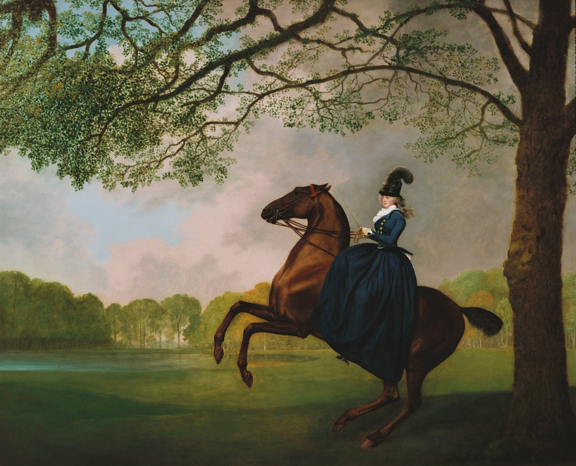 Laetitia, Lady Lade (décédée en 1825) - George Stubbs