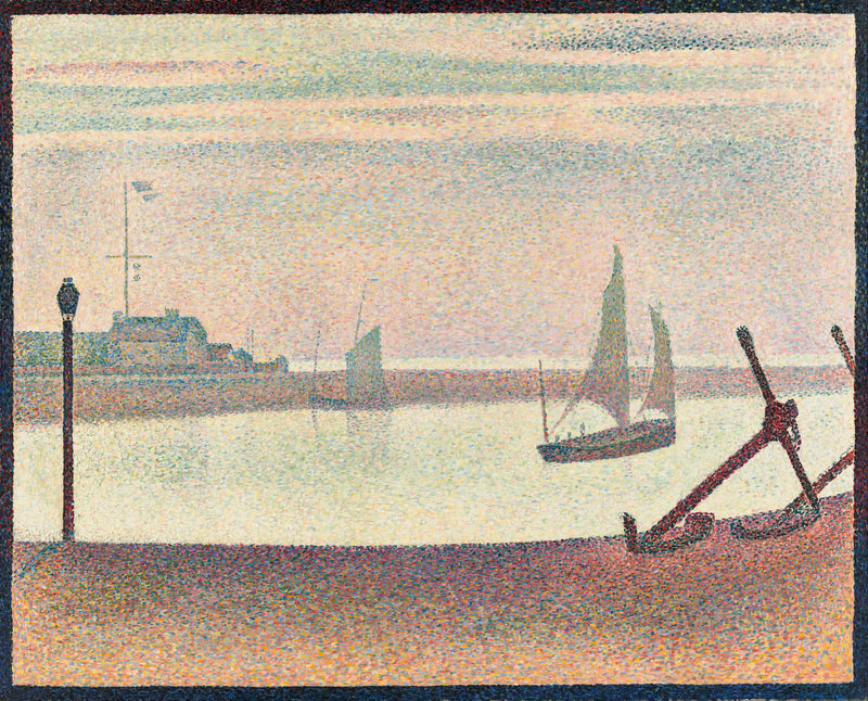 The Channel of Gravelines, one evening - Georges Seurat