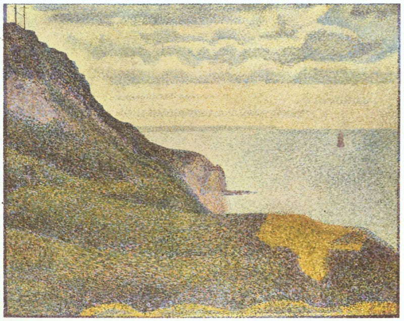 Seascape at Port-en-Bessin, Normandy - Georges Seurat
