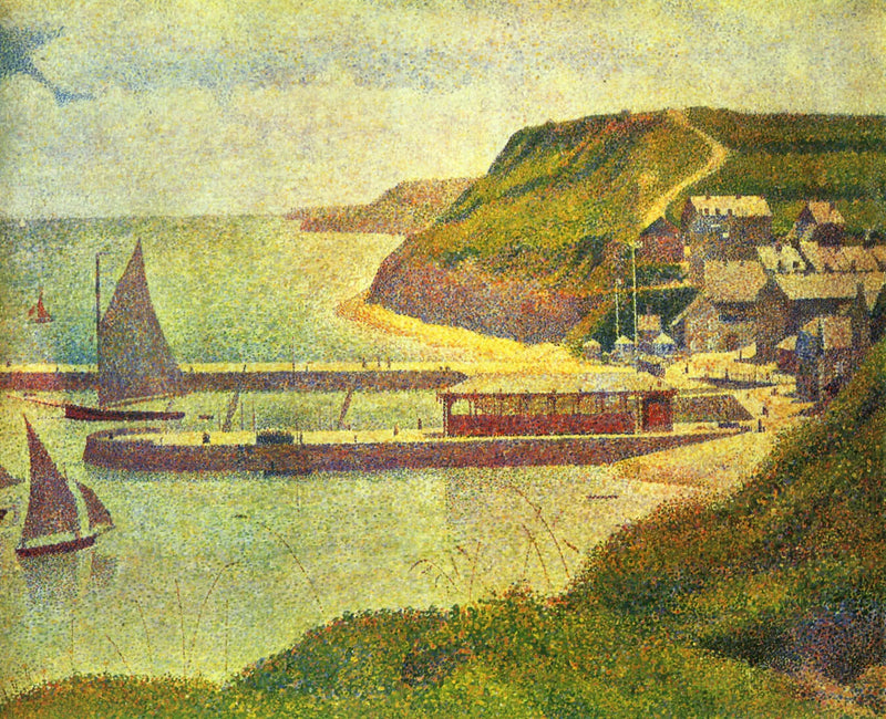 Port-en-Bessin, outer harbor, high tide - Georges Seurat