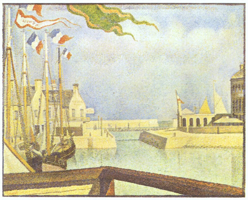 Sunday, Port-en-Bessin - Georges Seurat