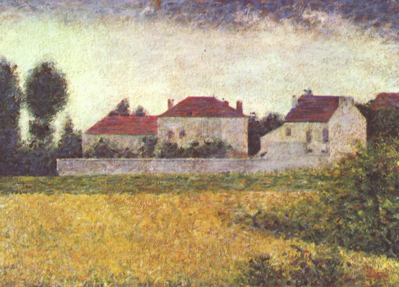 City of Avray, white houses - Georges Seurat