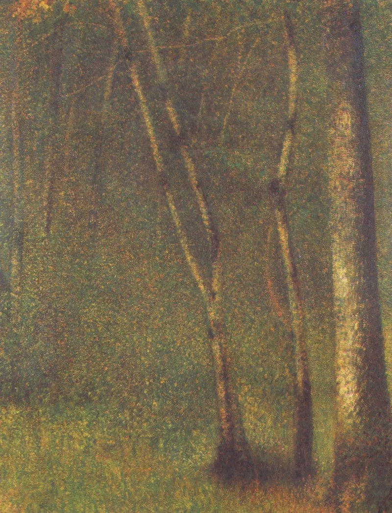 Underbrush at Pontaubert - Georges Seurat
