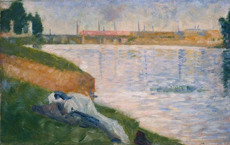 Clothes on the Grass - Georges Seurat
