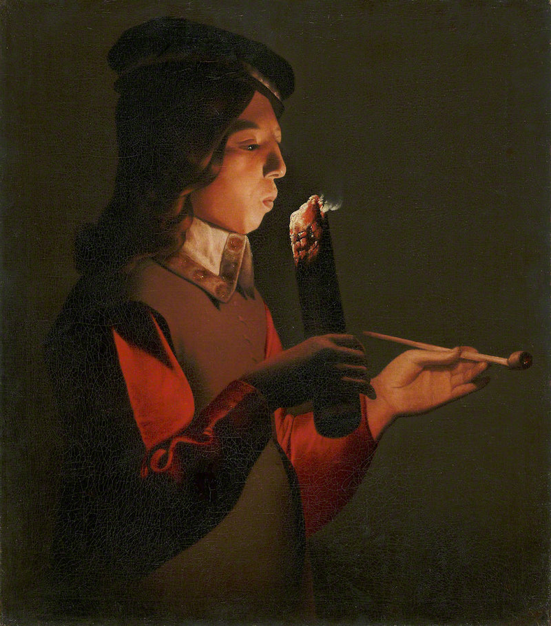 The Pipe Blower - Georges de La Tour