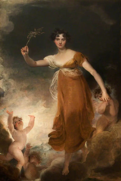 Georgiana Maria Leicester (1793-1859) Lady de Tabley dans le rôle de « Hope » - Thomas Lawrence - Alpha Reproduction
