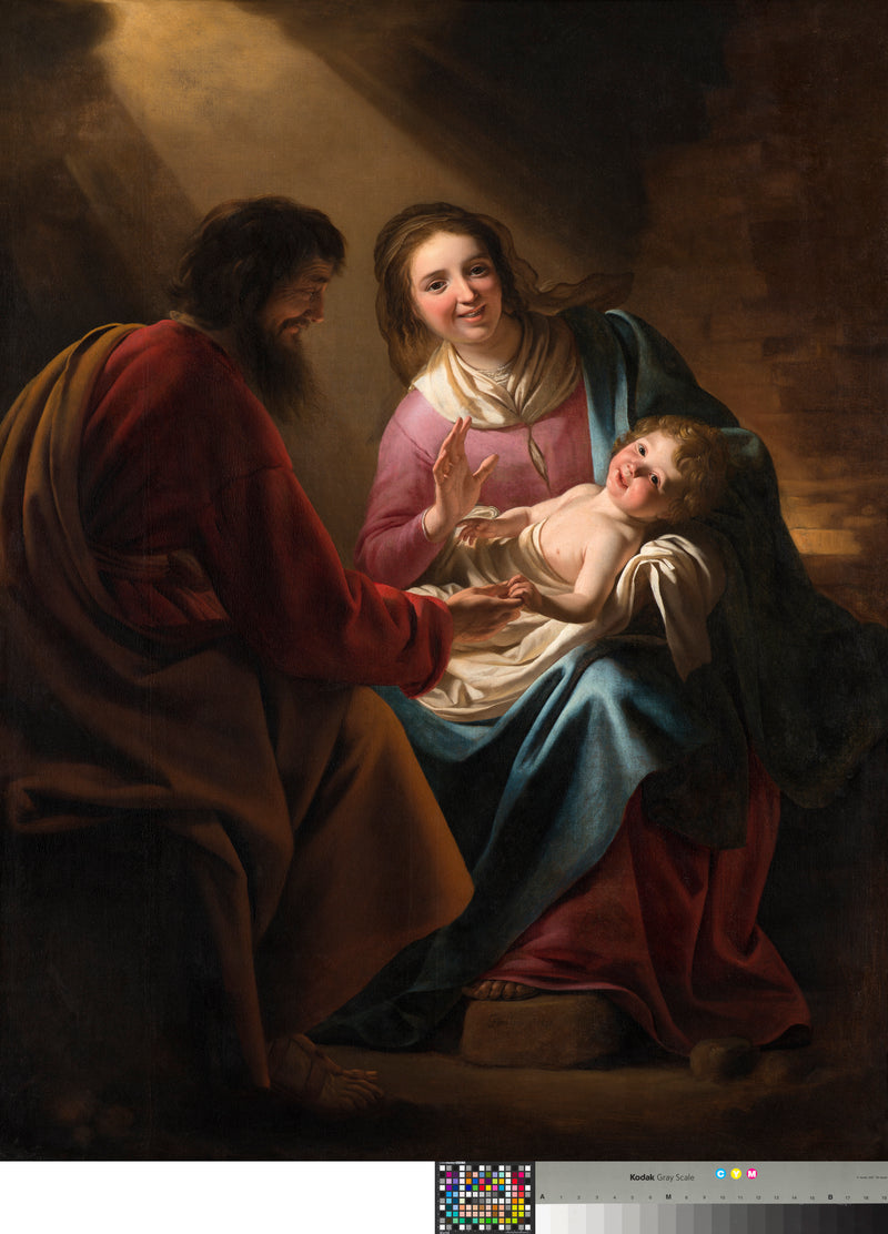 The Holy Family - Gerrit van Honthorst
