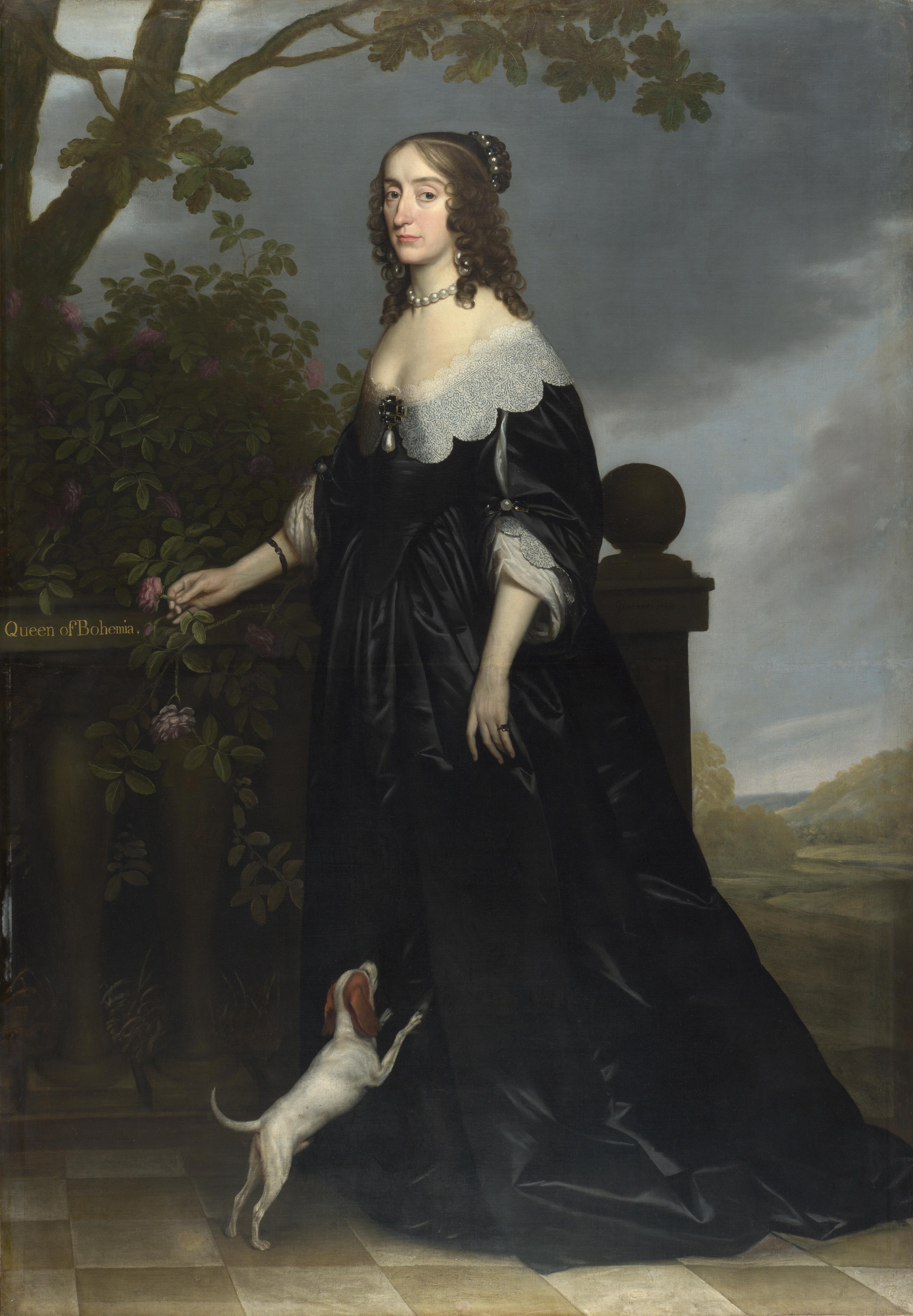 Élisabeth Stuart Reine de Bohême - Gerrit van Honthorst - Alpha Reproduction