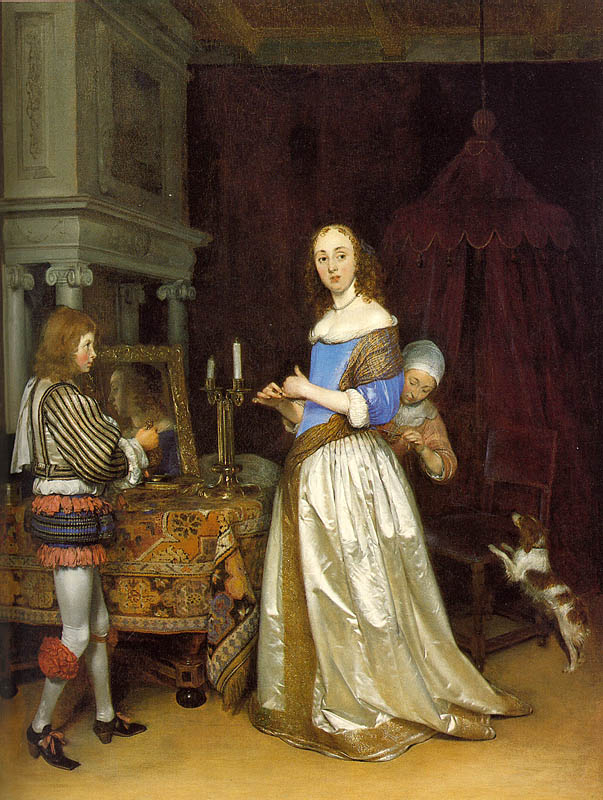 Une Dame à sa toilette - Gerard ter Borch