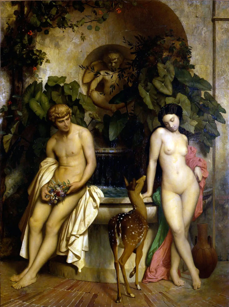 Daphnis and Chloé - Jean-Léon Gérôme