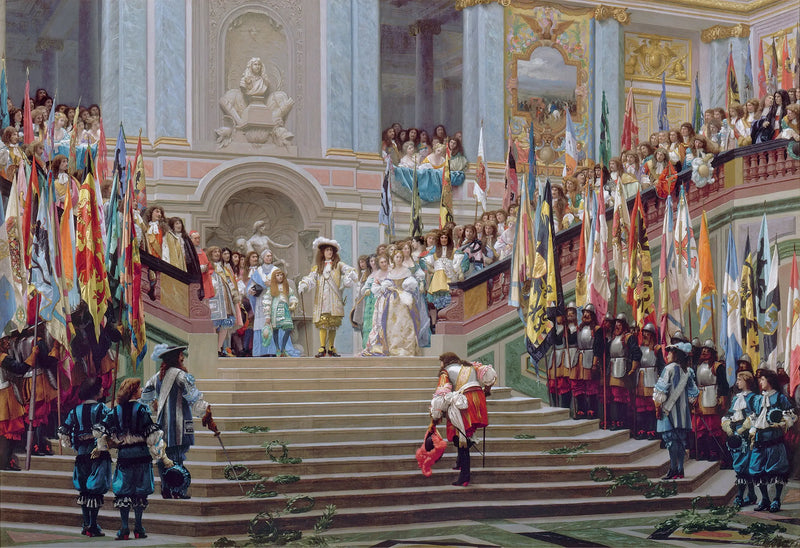 Reception of the Grand Condé at Versailles - Jean-Léon Gérôme