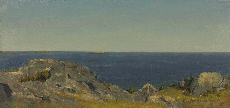 A sketch in Manchester, Massachusetts - Sanford Robinson Gifford