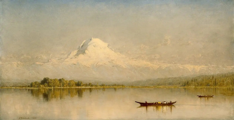 Mount Rainier, Tacoma Bay - Sanford Robinson Gifford
