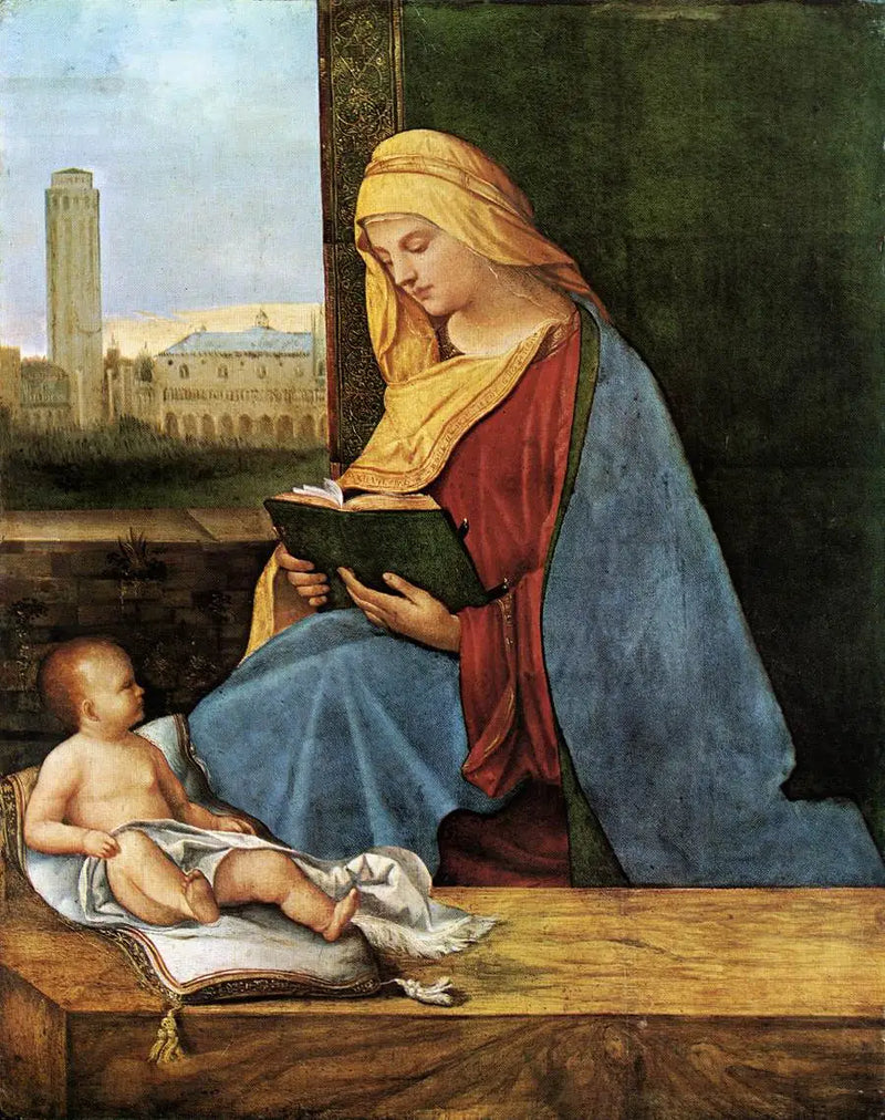 Virgin and Child Reading - Giorgione