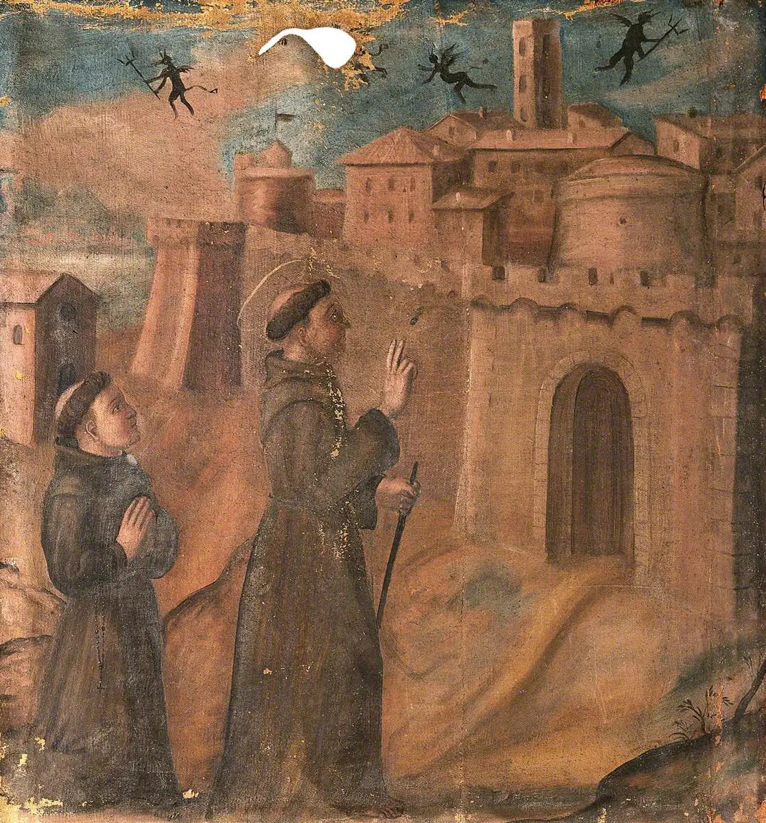 Saint François chassant les démons - Giotto - Alpha Reproduction