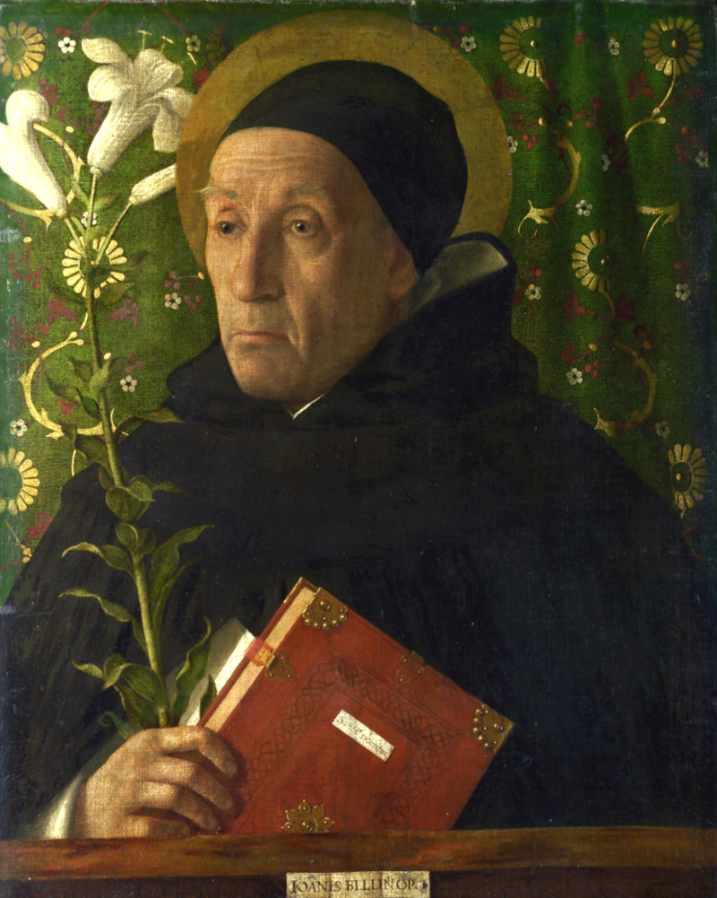 Portrait of Fra Teodoro d'Urbino as Saint Dominic - Giovanni Bellini