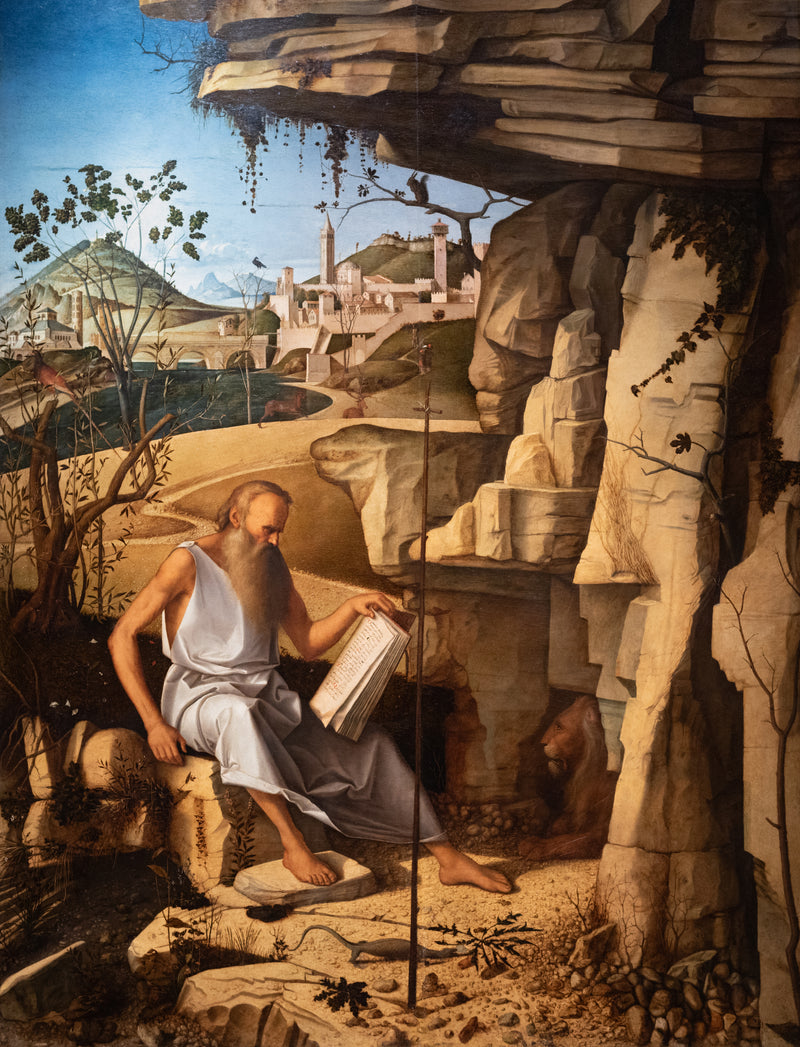 Saint Jerome lisant dans le désert - Giovanni Bellini