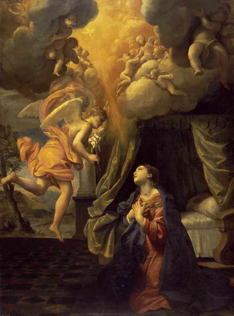 The Annunciation - Giovanni Lanfranco