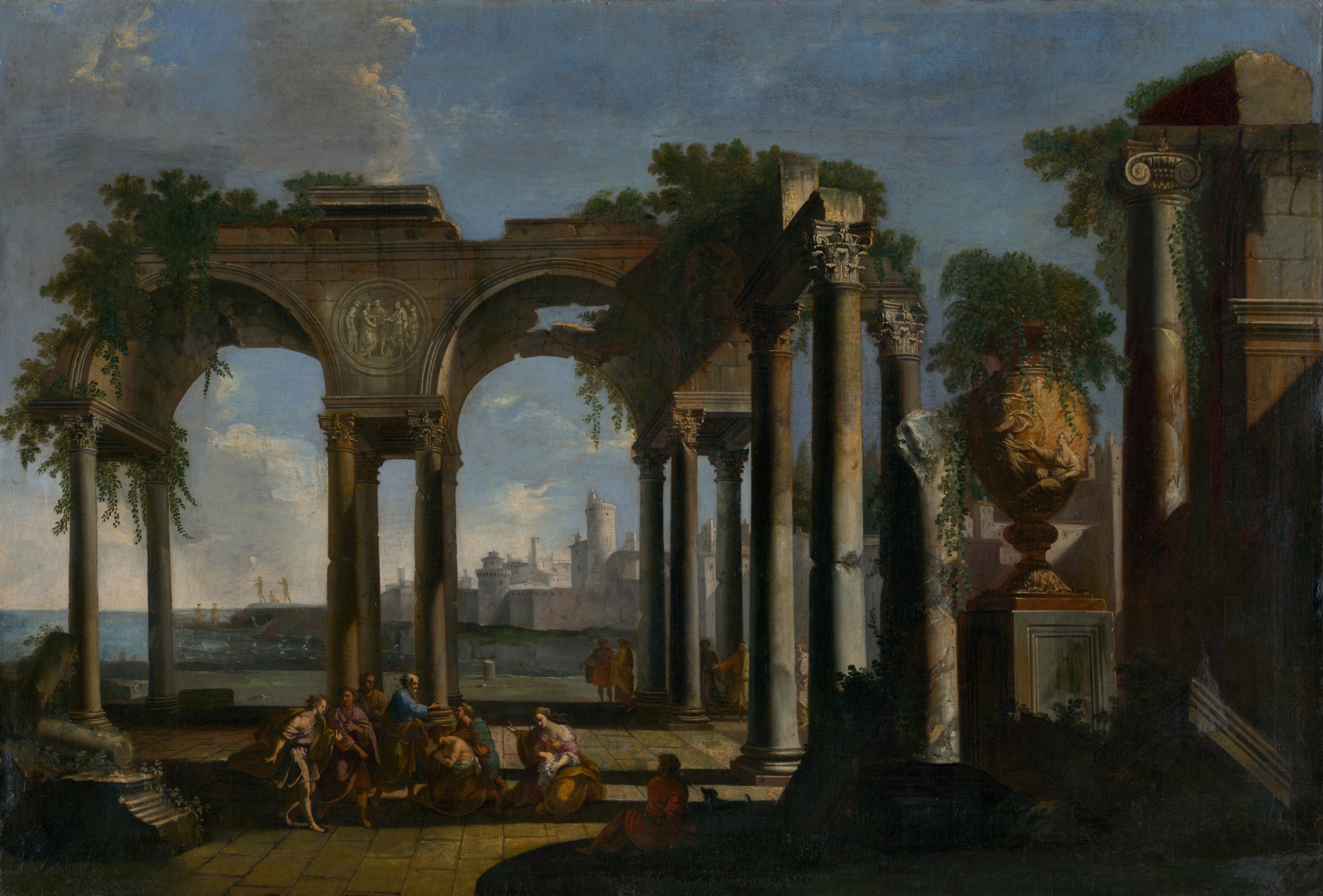 Saint Paul prêche en campagne - Giovanni Paolo Panini