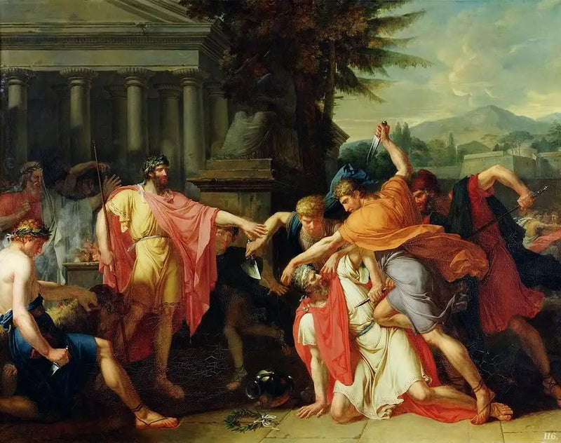 Romulus making Tatius be killed - Anne-Louis Girodet