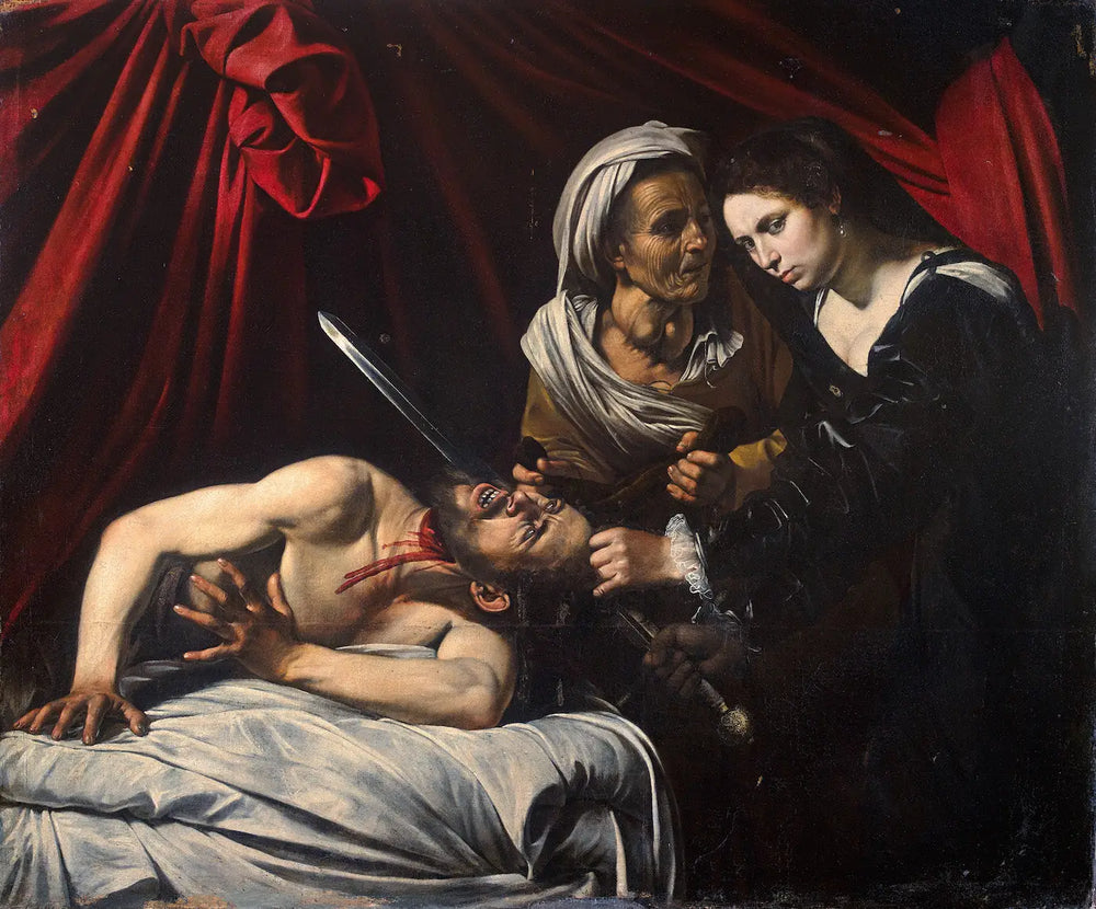 Reproduction du tableau « Judith décapitant Holopherne - Le Caravage » par Alpha Reproduction en peinture à l’huile