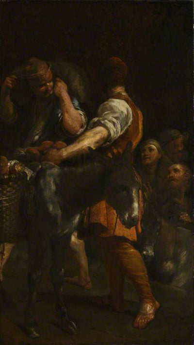 Paysans avec des ânes - Giuseppe Maria Crespi