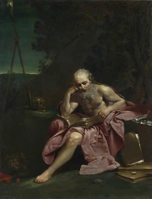 Saint Jérôme dans le désert - Giuseppe Maria Crespi image 1 reproduction d’œuvre d’art à l’huile