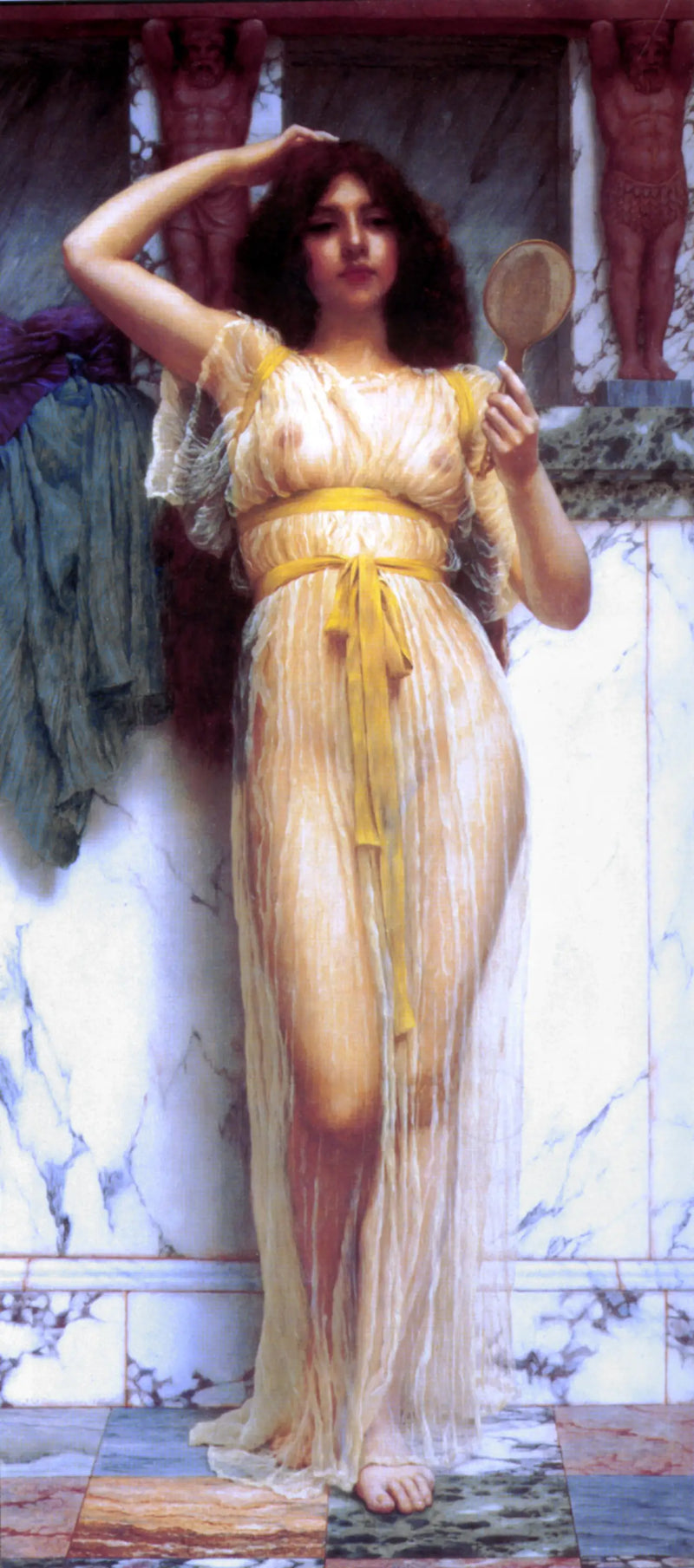 The Mirror - John William Godward