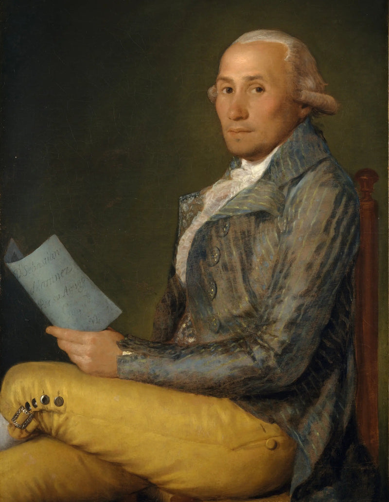 Portrait of Sebastián Martínez y Pérez - Francisco de Goya