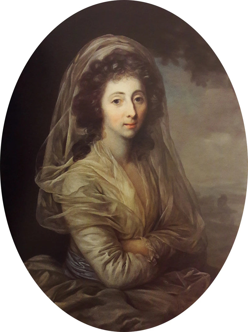 Portrait of Konstancja Rzewuska née Lubomirska. - Anton Graff