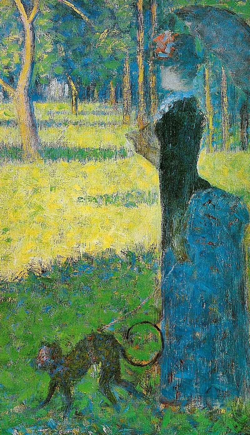 Woman with a Monkey - Georges Seurat