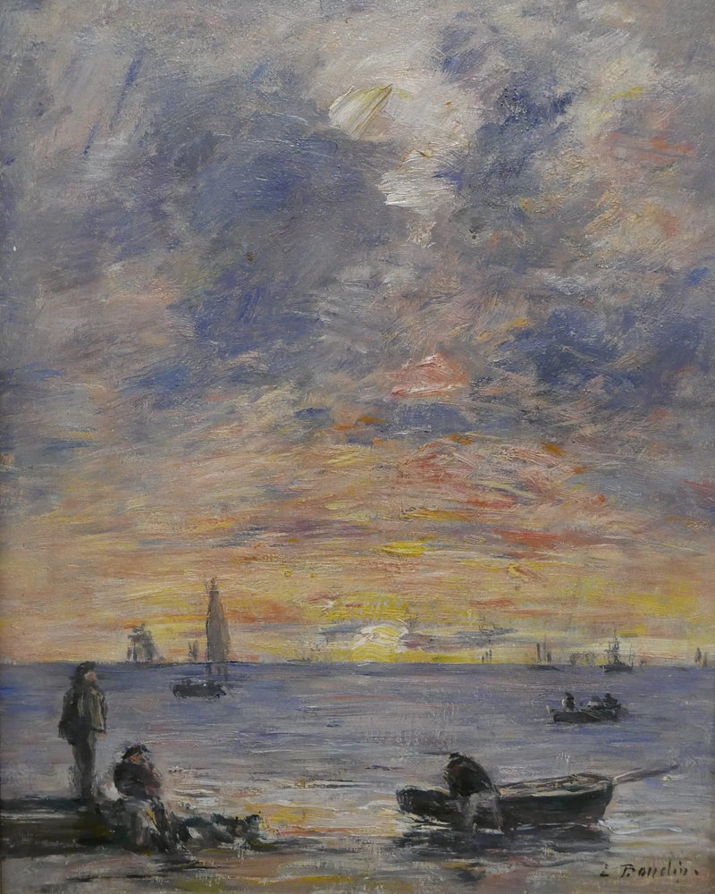 Marine, sunset - Eugène Boudin