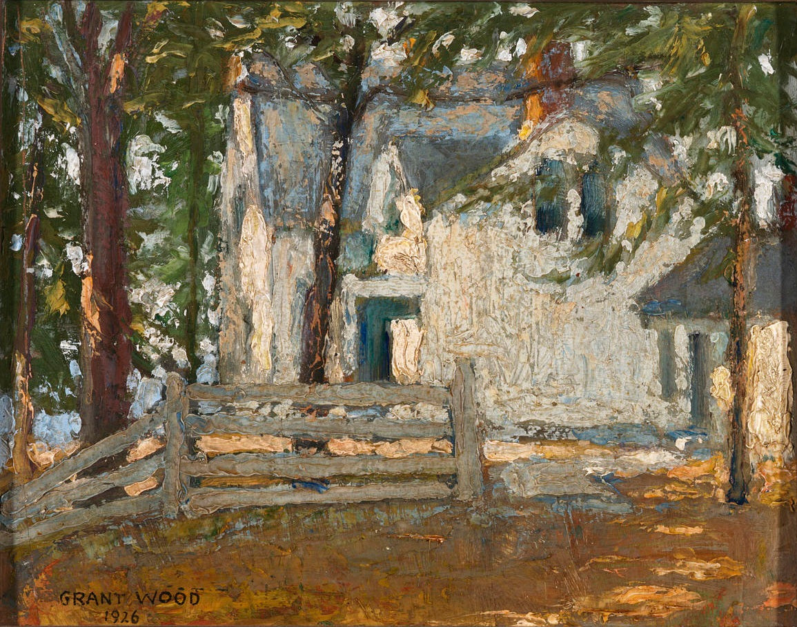 La maison de grand-mère Wood - Grant Wood