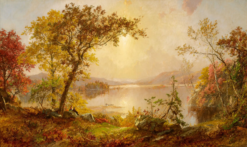 Greenwood Lake, Autumn on the Hudson - Jasper Francis Cropsey