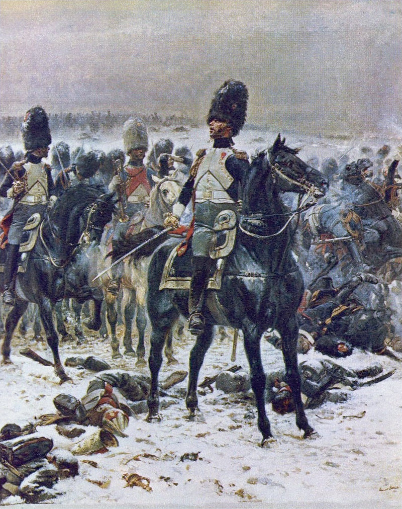 Heads Up! Colonel Lepic at Eylau on February 8, 1807 - Édouard Detaille