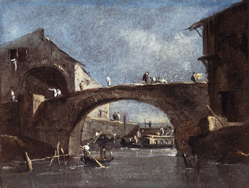 Dolo Bridge - Francesco Guardi