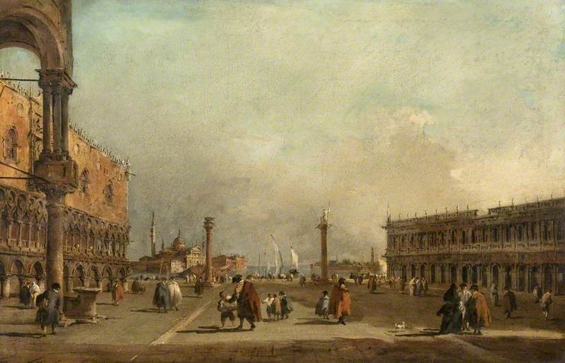 Venice: the Piazzetta di San Marco - Francesco Guardi